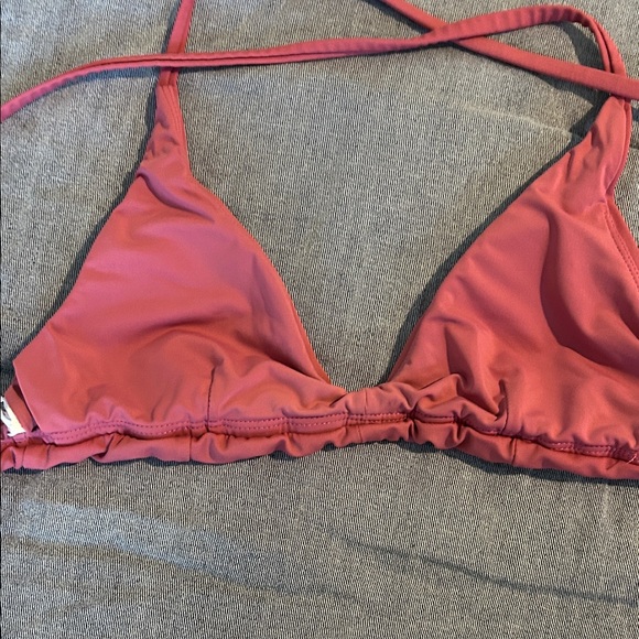 Rust Red Triangle Bikini Top - Picture 4 of 6